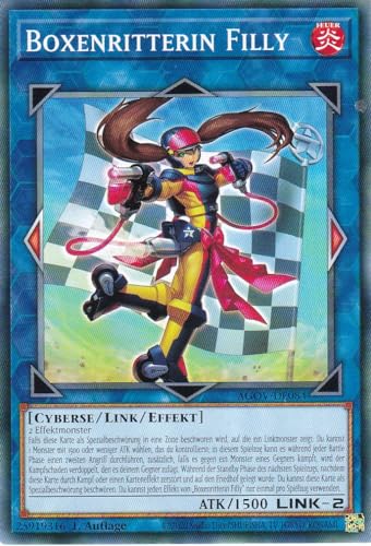 AGOV-DE084 - Boxenritterin Filly - Common - 1. Auflage - DEUTSCH - Age of Overlord - mit LMS Trading Fieldcenter-Karte Yugioh AGOV-DE084 - Boxenritterin Filly - Common - 1. Auflage - DEUTSCH - Age of Overlord - mit LMS Trading Fieldcenter-Karte Yugioh von LMS Trading