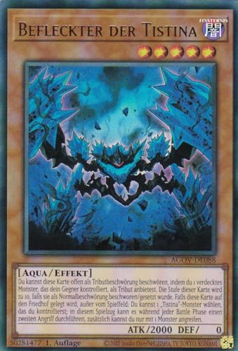 AGOV-DE088 - Befleckter der Tistina - Ultra Rare - 1. Auflage - DEUTSCH - Age of Overlord - mit LMS Trading Fieldcenter-Karte Yugioh von LMS Trading