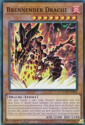 AGOV-DE094 - Brennender Drache - Common - 1. Auflage - DEUTSCH - Age of Overlord - mit LMS Trading Fieldcenter-Karte Yugioh AGOV-DE094 - Brennender Drache - Common - 1. Auflage - DEUTSCH - Age of Overlord - mit LMS Trading Fieldcenter-Karte Yugioh von LMS Trading