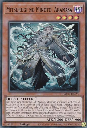 ALIN-DE090 - Mitsurugi No Mikoto Aramasa - Super Rare - Deutsch - 1. Auflage - Alliance Insight -mit LMS Trading Fieldcenter-Karte Yugioh ALIN-DE090 - Mitsurugi No Mikoto Aramasa - Super Rare - Deutsch - 1. Auflage - Alliance Insight -mit LMS Trading Fieldcenter-Karte Yugioh von LMS Trading