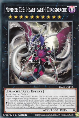BLC1-DE149 - Nummer C92: Heart-Earth-Chaosdrache - Common - 1. Auflage - DEUTSCH - Battles of Legends: Chapter 1 - mit LMS Trading Fieldcenter-Karte Yugioh BLC1-DE149 - Nummer C92: Heart-Earth-Chaosdrache - Common - 1. Auflage - DEUTSCH - Battles of Legends: Chapter 1 - mit LMS Trading Fieldcenter-Karte Yugioh von LMS Trading