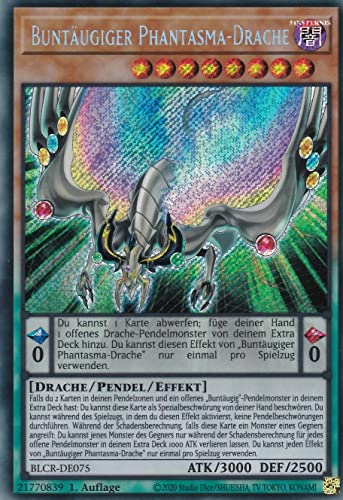BLCR-DE075 - Buntäugiger Phantasma Drache - Secret Rare - 1. Auflage - Deutsch - Battles of Legend: Crystal Revenge - mit LMS Trading Fieldcenter-Karte Yugioh BLCR-DE075 - Buntäugiger Phantasma Drache - Secret Rare - 1. Auflage - Deutsch - Battles of Legend: Crystal Revenge - mit LMS Trading Fieldcenter-Karte Yugioh von LMS Trading