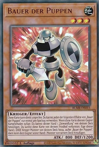 BLMR-DE015 - Bauer der Puppen - Ultra Rare - 1. Auflage - Deutsch - Battles of Legend: Monstrous Revenge - mit LMS Trading Fieldcenter-Karte Yugioh von LMS Trading