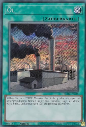 BLTR-DE026 - Öl - Secret Rare - Deutsch - Battles of Legend: Terminal Revenge - mit LMS Trading Fieldcenter-Karte Yugioh von LMS Trading