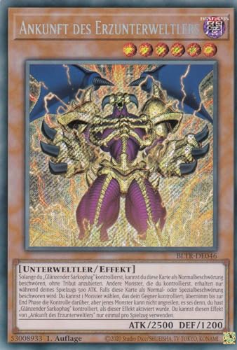 BLTR-DE046 - Ankunft des Erzunterweltlers - Secret Rare - Deutsch - Battles of Legend: Terminal Revenge - mit LMS Trading Fieldcenter-Karte Yugioh von LMS Trading