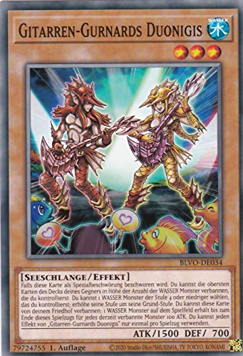 BLVO-DE034 - Gitarren-Gurnards Duonigis - Common - 1. Auflage - Deutsch - Blazing Vortex - mit LMS Trading Fieldcenter-Karte Yugioh BLVO-DE034 - Gitarren-Gurnards Duonigis - Common - 1. Auflage - Deutsch - Blazing Vortex - mit LMS Trading Fieldcenter-Karte Yugioh von LMS Trading