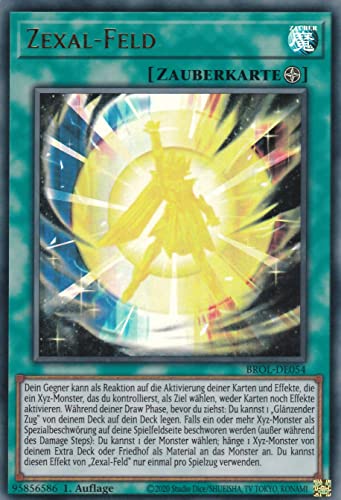 BROL-DE054 - Zexal-Feld - Ultra Rare - 1. Auflage - Deutsch - Brothers of Legend - mit LMS Trading Fieldcenter-Karte Yugioh von LMS Trading