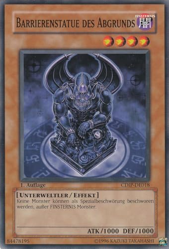 CDIP-DE018 - Barrierenstatue des Abgrunds - Common - Deutsch - Cyberdark Impact - mit LMS Trading Fieldcenter-Karte Yugioh von LMS Trading