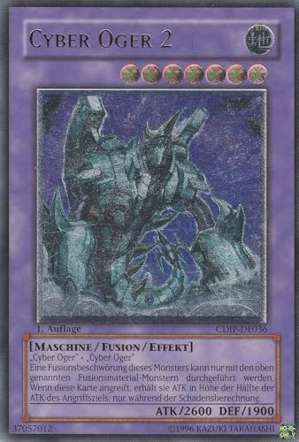 CDIP-DE036 - Cyber Oger 2 - Ultra Rare - Deutsch - Cyberdark Impact - mit LMS Trading Fieldcenter-Karte Yugioh von LMS Trading