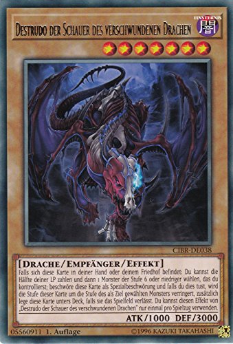 CIBR-DE038 - Destrudo der Schauer des verschwundenen Drachen - Rare - 1. Auflage - Deutsch - Circuit Break - mit LMS Trading Fieldcenter-Karte Yugioh von LMS Trading