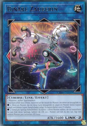 CRBR-DE059 - Binäre Zauberin - Rare - Deutsch - 1. Auflage - Crossover Breakers - mit LMS Trading Fieldcenter-Karte Yugioh von LMS Trading