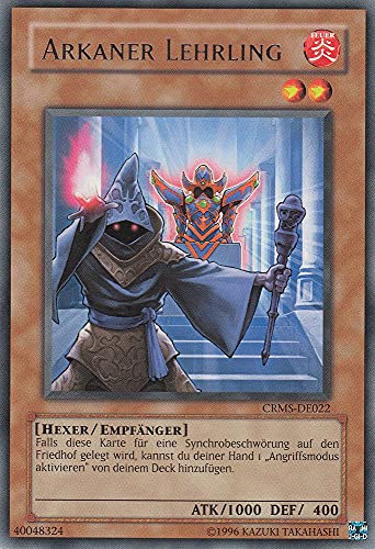 CRMS-DE022 - Arkaner Lehrling - Rare - Deutsch - Crimson Crisis - mit LMS Trading Fieldcenter-Karte Yugioh von LMS Trading