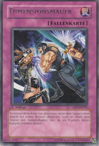 CRV-DE059 - Dimensionsmauer - Rare - Deutsch - Cybernetic Revolution - mit LMS Trading Fieldcenter-Karte Yugioh von LMS Trading