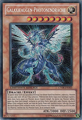 CT08-DE003 - Galaxieaugen-Photonendrache - Secret Rare - Deutsch - Collector's Tins 2011 - mit LMS Trading Fieldcenter-Karte Yugioh von LMS Trading