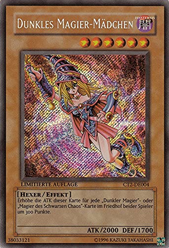 CT2-DE004 - Dunkles Magier-Mädchen - Secret Rare - Deutsch - Collector's Tins 2005 - mit LMS Trading Fieldcenter-Karte Yugioh von LMS Trading