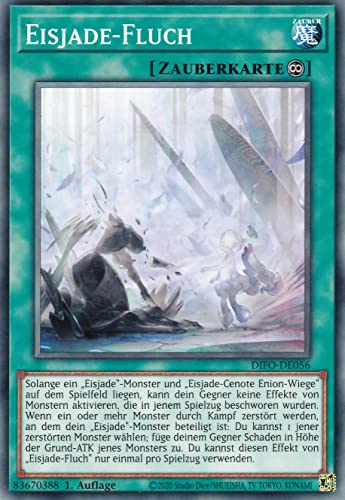 DIFO-DE056 - Eisjade-Fluch - Common - 1. Auflage - Deutsch - Dimension Force - mit LMS Trading Fieldcenter-Karte Yugioh von LMS Trading