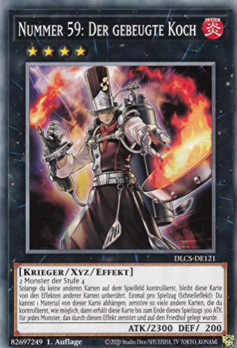 DLCS-DE121 - Nummer 59: Der gebeugte Koch - Common - Reprint - Deutsch - Dragons of Legend: The Complete Series - mit LMS Trading Fieldcenter-Karte Yugioh von LMS Trading