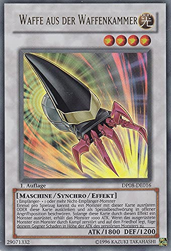 DP08-DE016 - Waffe aus der Waffenkammer - Ultra Rare - Deutsch - Duelist Pack: Yusei Fudo - mit LMS Trading Fieldcenter-Karte Yugioh von LMS Trading