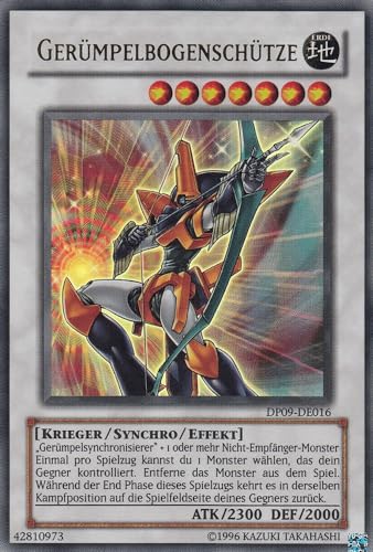 DP09-DE016 - Gerümpelbogenschütze - Ultra Rare - Deutsch - Duelist Pack: Yusei Fudo 2 - mit LMS Trading Fieldcenter-Karte Yugioh von LMS Trading