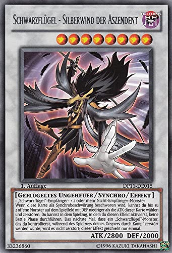 DP11-DE015 - Schwarzflügel - Silberwind der Aszendent - Rare - Deutsch - Duelist Pack: Crow - mit LMS Trading Fieldcenter-Karte Yugioh von LMS Trading