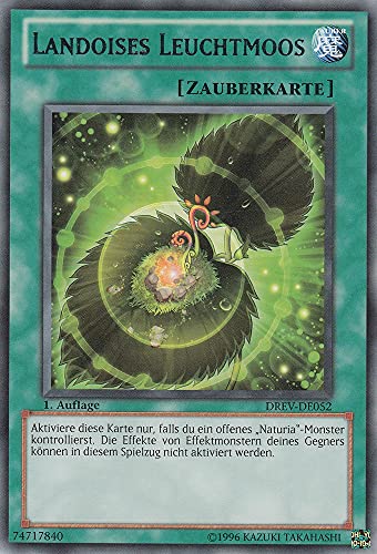 DREV-DE052 - Landoises Leuchtmoos - Rare - Deutsch - Duelist Revolution - mit LMS Trading Fieldcenter-Karte Yugioh von LMS Trading