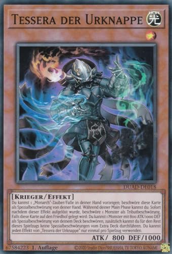 DUAD-DE018 - Tessera der Urknappe - Super Rare - Deutsch - 1. Auflage - Duelist's Advance -mit LMS Trading Fieldcenter-Karte Yugioh DUAD-DE018 - Tessera der Urknappe - Super Rare - Deutsch - 1. Auflage - Duelist's Advance -mit LMS Trading Fieldcenter-Karte Yugioh von LMS Trading