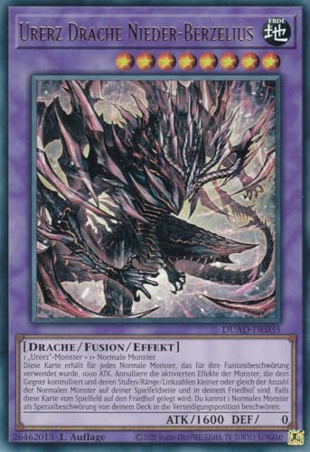 DUAD-DE035 - Urerz Drache Nieder-Berzelius - Ultra Rare - Deutsch - 1. Auflage - Duelist's Advance -mit LMS Trading Fieldcenter-Karte Yugioh DUAD-DE035 - Urerz Drache Nieder-Berzelius - Ultra Rare - Deutsch - 1. Auflage - Duelist's Advance -mit LMS Trading Fieldcenter-Karte Yugioh von LMS Trading