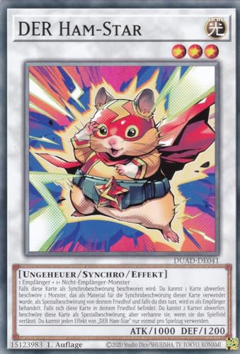 DUAD-DE041 - DER Ham-Star - Common - Deutsch - 1. Auflage - Duelist's Advance -mit LMS Trading Fieldcenter-Karte Yugioh DUAD-DE041 - DER Ham-Star - Common - Deutsch - 1. Auflage - Duelist's Advance -mit LMS Trading Fieldcenter-Karte Yugioh von LMS Trading