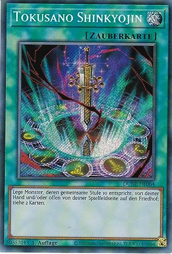 DUNE-DE064 - Tokusano Shinkyojin - Secret Rare - 1. Auflage - Deutsch - Duelist Nexus - mit LMS Trading Fieldcenter-Karte Yugioh von LMS Trading