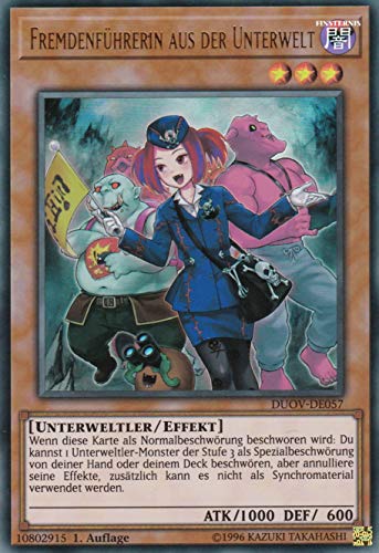 DUOV-DE057 - Fremdenführerin aus der Unterwelt (Version 1 - Ultra Rare) - Ultra Rare - 1. Auflage - Deutsch - Duel Overlord - mit LMS Trading Fieldcenter-Karte Yugioh von LMS Trading