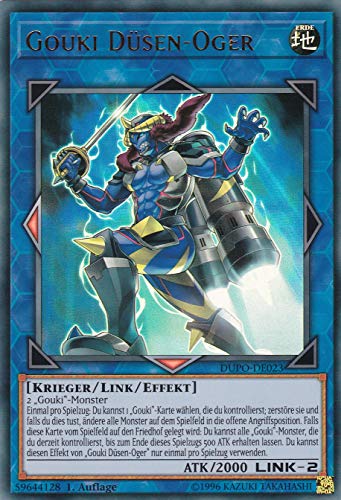 DUPO-DE023 - Gouki Düsen-Oger - Ultra Rare - 1. Auflage - Deutsch - Duel Power - mit LMS Trading Fieldcenter-Karte Yugioh von LMS Trading