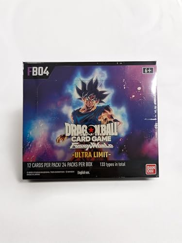 Dragon Ball Super Fusion World - Ultra Limit FB04 - Display Booster Box (24 Booster Packs) - Englisch - Originalverpackt - mit LMS Trading Grußkarte von LMS Trading