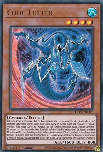 GFP2-DE081 - Code-Lüfter - Ultra Rare - 1. Auflage - Deutsch - Ghost from The Past II The Second Hunting - mit LMS Trading Fieldcenter-Karte Yugioh von LMS Trading