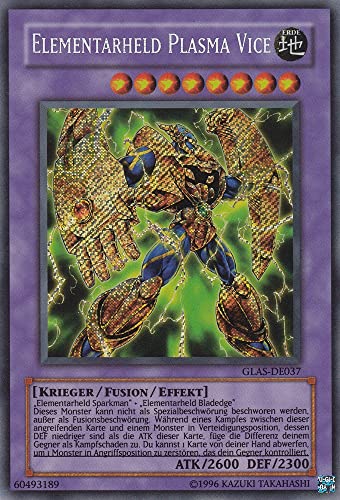 GLAS-DE037 - Elementarheld Plasma Vice - Secret Rare - Deutsch - Gladiator's Assault - mit LMS Trading Fieldcenter-Karte Yugioh GLAS-DE037 - Elementarheld Plasma Vice - Secret Rare - Deutsch - Gladiator's Assault - mit LMS Trading Fieldcenter-Karte Yugioh von LMS Trading
