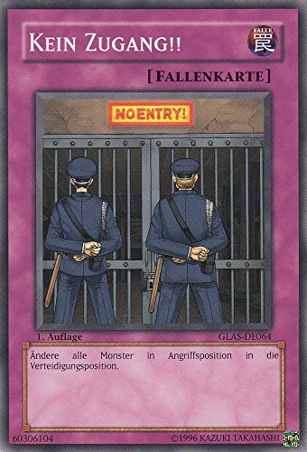 GLAS-DE064 - Kein Zugang!! - Common - Deutsch - Gladiator's Assault - mit LMS Trading Fieldcenter-Karte Yugioh GLAS-DE064 - Kein Zugang!! - Common - Deutsch - Gladiator's Assault - mit LMS Trading Fieldcenter-Karte Yugioh von LMS Trading