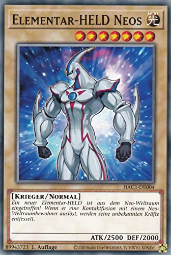 HAC1-DE004 - Elementar-HELD Neos - Common - 1. Auflage - Deutsch - Hidden Arsenal: Chapter 1 - mit LMS Trading Fieldcenter-Karte Yugioh HAC1-DE004 - Elementar-HELD Neos - Common - 1. Auflage - Deutsch - Hidden Arsenal: Chapter 1 - mit LMS Trading Fieldcenter-Karte Yugioh von LMS Trading