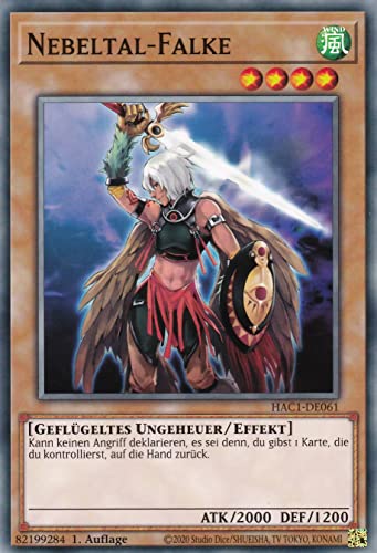 HAC1-DE061 - Nebeltal-Falke - Common - 1. Auflage - Deutsch - Hidden Arsenal: Chapter 1 - mit LMS Trading Fieldcenter-Karte Yugioh von LMS Trading