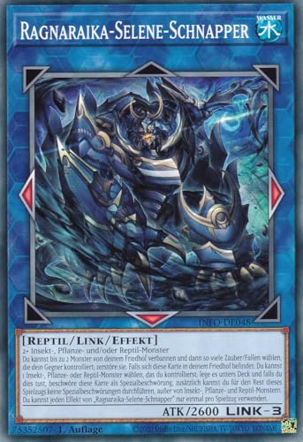 INFO-DE048 - Ragnaraika-Selene-Schnapper - Common - Deutsch - 1. Auflage - The Infinite Forbidden - mit LMS Trading Fieldcenter-Karte Yugioh von LMS Trading