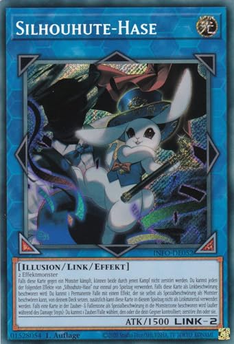 INFO-DE052 - Silhouhute-Hase - Secret Rare - Deutsch - 1. Auflage - The Infinite Forbidden - mit LMS Trading Fieldcenter-Karte Yugioh von LMS Trading