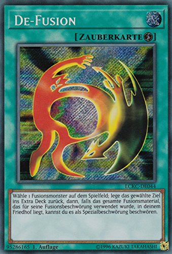 LCKC-DE044 - De-Fusion - Secret Rare - 1. Auflage - Deutsch - Legendary Collection Kaiba Mega Pack - mit LMS Trading Fieldcenter-Karte Yugioh von LMS Trading