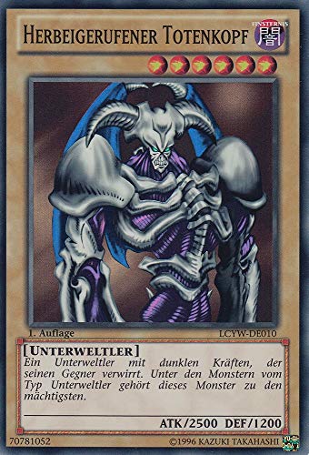 LCYW-DE010 - Herbeigerufener Totenkopf - Super Rare - Deutsch - Legendary Collection 3: Mega Pack - mit LMS Trading Fieldcenter-Karte Yugioh von LMS Trading