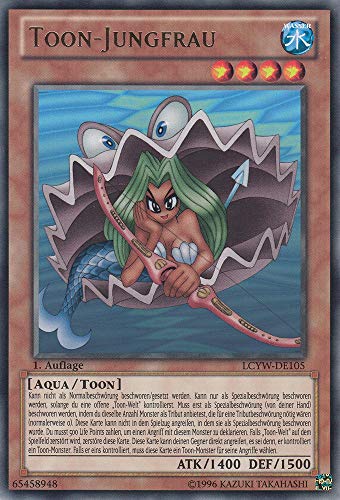 LCYW-DE105 - Toon-Jungfrau - Rare - Deutsch - Legendary Collection 3: Mega Pack - mit LMS Trading Fieldcenter-Karte Yugioh von LMS Trading