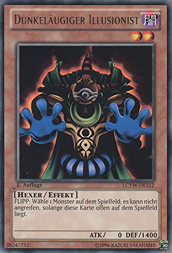 LCYW-DE112 - Dunkeläugiger Illusionist - Rare - Deutsch - Legendary Collection 3: Mega Pack - mit LMS Trading Fieldcenter-Karte Yugioh von LMS Trading