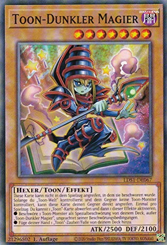 LDS1-DE067 - Toon-Dunkler Magier - Common - Deutsch - 1. Auflage - Deutsch - Legendary Duelists: Season 1 - mit LMS Trading Fieldcenter-Karte Yugioh von LMS Trading