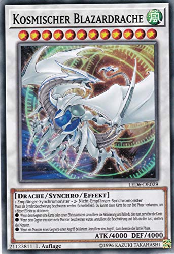 LED6-DE029 - Kosmischer Blazardrache - Common - 1. Auflage - Deutsch - Legendary Duelist: Magical Hero - mit LMS Trading Fieldcenter-Karte Yugioh LED6-DE029 - Kosmischer Blazardrache - Common - 1. Auflage - Deutsch - Legendary Duelist: Magical Hero - mit LMS Trading Fieldcenter-Karte Yugioh von LMS Trading