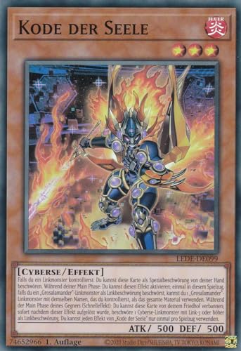 LEDE-DE099 - Kode der Seele - Super Rare - 1. Auflage - Deutsch - Legacy of Destruction - mit LMS Trading Fieldcenter-Karte Yugioh von LMS Trading