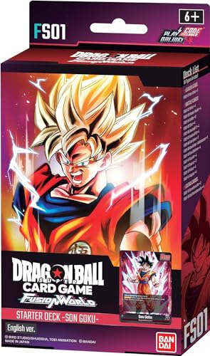 LMS Trading Dragon Ball Super Card Game: Starter Deck - Son Goku - Fusion World (FS01) - Englisch - 2 Spieler - 30 Minuten Spieldauer Grußkarte von LMS Trading