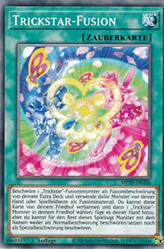 MP20-DE026 - Trickstar-Fusion - Common - Reprint - Deutsch - 2020 Tin of Lost Memories Mega Pack - mit LMS Trading Fieldcenter-Karte Yugioh von LMS Trading