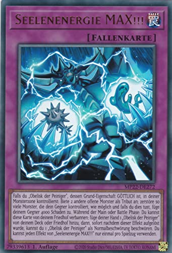 MP22-DE272 - Seelenenergie MAX!!! - Ultra Rare - 1. Auflage - Deutsch - Mega Tin 2022 - mit LMS Trading Fieldcenter-Karte Yugioh von LMS Trading