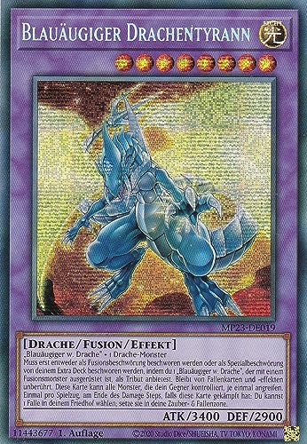 MP23-DE019 - Blauäugiger Drachentyrann - Secret Rare - Deutsch - 1. Auflage - 25th Anniversary Tin: Dueling Heroes Mega Pack Einzelkarten - mit LMS Trading Fieldcenter-Karte MP23-DE019 - Blauäugiger Drachentyrann - Secret Rare - Deutsch - 1. Auflage - 25th Anniversary Tin: Dueling Heroes Mega Pack Einzelkarten - mit LMS Trading Fieldcenter-Karte von LMS Trading